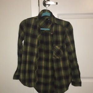 Green Urban Outfitters Flannel